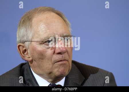 Berlin, Allemagne, le ministre allemand des Finances, Wolfgang Schaeuble, CDU Banque D'Images