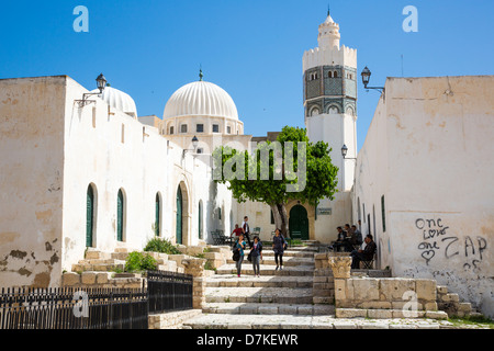 Mosquée de Sidi Bou Makhlouf dans la Médina de Le Kef Tunisie Banque D'Images