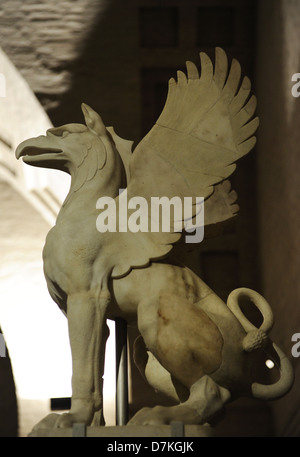 Sphinx. La sculpture. Glyptothèque Musée. Munich. L'Allemagne. Banque D'Images