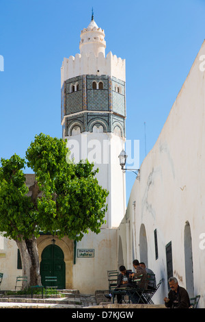 Mosquée de Sidi Bou Makhlouf dans la Médina de Le Kef Tunisie Banque D'Images