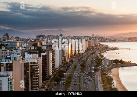 L'avenue Beira Mar Norte (Rubens Viale Principe de Arruda Ramos Avenue). Banque D'Images