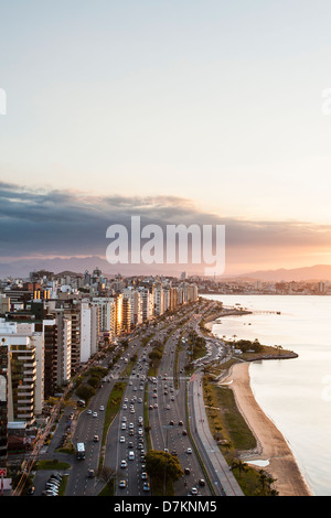 L'avenue Beira Mar Norte (Rubens Viale Principe de Arruda Ramos Avenue). Banque D'Images