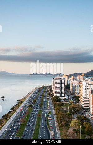 L'avenue Beira Mar Norte (Rubens Viale Principe de Arruda Ramos Avenue). Banque D'Images