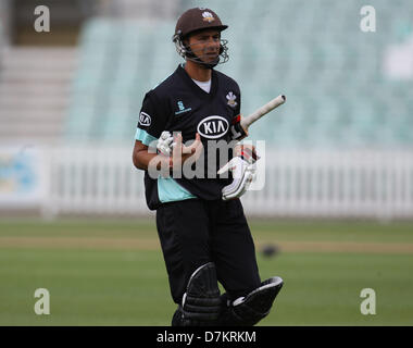 Londres, Royaume-Uni. Le 9 mai 2013. Vikram Solanki de Surrey CCC au cours de la Yorkshire Bank 40 match entre Surrey et de Durham de l'Ovale. Credit : Action Plus Sport Images/Alamy Live News Banque D'Images