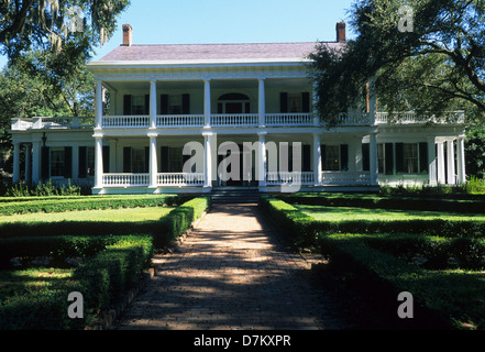 Elk283-2986 Louisiane, St Francisville, Plantation de Rosedown State Historic Site, maison, 1836 Banque D'Images