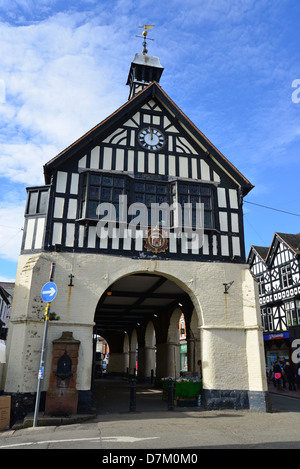 17e siècle Bridgnorth Town Hall, High Street, Bridgnorth, Shropshire, Angleterre, Royaume-Uni Banque D'Images