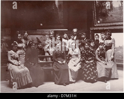 Les étudiants en arts de l'Académie Royale des Beaux-arts, Stockholm, Suède Banque D'Images