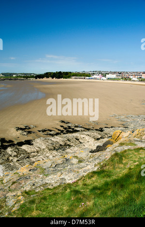 sentier côtier whitmore bay barry island vale of glamourgan south wales uk Banque D'Images