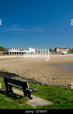 Plage, Whitmore Bay, Barry Island, Vale of Glamourgan, pays de Galles du Sud, ROYAUME-UNI. Banque D'Images