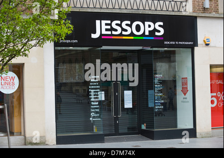 JESSOPS fermé store sur high street, dans le Devon England UK Banque D'Images