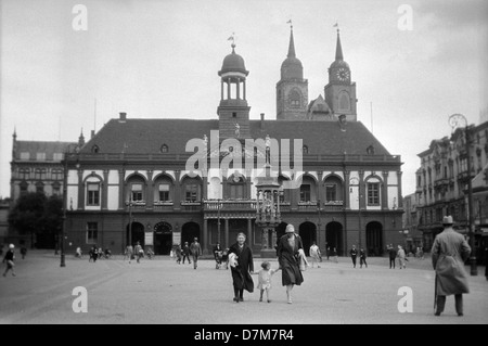 Hôtel de ville de Magdeburg, Allemagne Banque D'Images