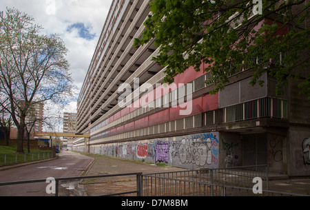 Montrant une épave abandonnée dans immobilier conseil Elephant and Castle, maintenant dû à la démolition Banque D'Images