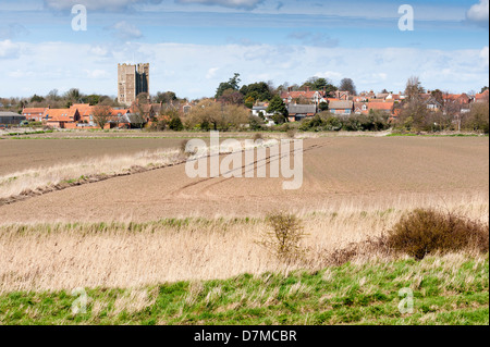 La ville de Orford dans le Suffolk. Banque D'Images