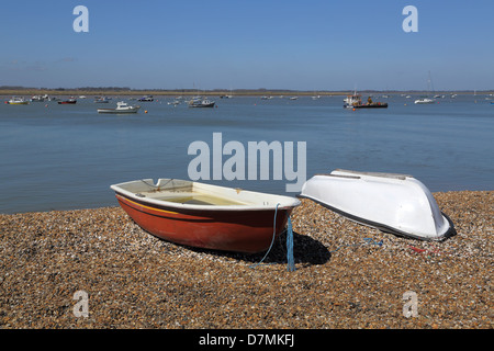 Bawdsey quay à vers felixstowe ferry sur la rivière deben dans suffolk Banque D'Images