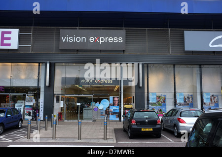 Vision express shop la nugent center orpington kent uk 2013 Banque D'Images