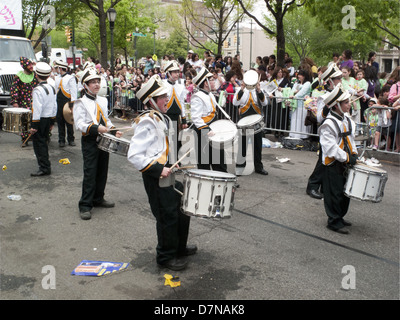 'Grand Parade' pour la fête juive de Lag Baomer dans la section de Crown Heights de Brooklyn, le 2 mai 2010. Banque D'Images