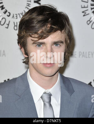 Los Angeles, Californie, États-Unis 10 Mai, 2013. Freddie Highmore assistant à la projection spéciale de ''Bates Motel'' tenue à l'Paley Center for Media à Beverly Hills, Californie le 10 mai 2013. 2013.(Image Crédit : Crédit : D. Long/Globe Photos/ZUMAPRESS.com/Alamy Live News) Banque D'Images