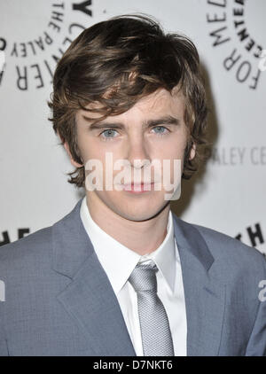 Los Angeles, Californie, États-Unis 10 Mai, 2013. Freddie Highmore assistant à la projection spéciale de ''Bates Motel'' tenue à l'Paley Center for Media à Beverly Hills, Californie le 10 mai 2013. 2013.(Image Crédit : Crédit : D. Long/Globe Photos/ZUMAPRESS.com/Alamy Live News) Banque D'Images