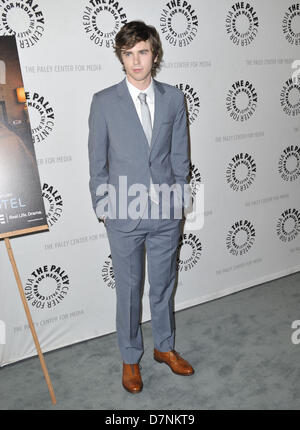 Los Angeles, Californie, États-Unis 10 Mai, 2013. Freddie Highmore assistant à la projection spéciale de ''Bates Motel'' tenue à l'Paley Center for Media à Beverly Hills, Californie le 10 mai 2013. 2013.(Image Crédit : Crédit : D. Long/Globe Photos/ZUMAPRESS.com/Alamy Live News) Banque D'Images