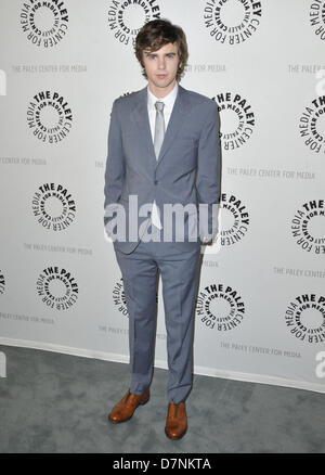 Los Angeles, Californie, États-Unis 10 Mai, 2013. Freddie Highmore assistant à la projection spéciale de ''Bates Motel'' tenue à l'Paley Center for Media à Beverly Hills, Californie le 10 mai 2013. 2013.(Image Crédit : Crédit : D. Long/Globe Photos/ZUMAPRESS.com/Alamy Live News) Banque D'Images