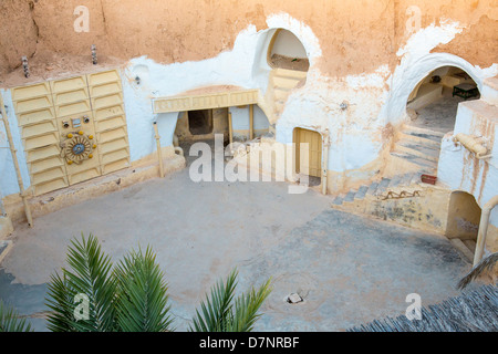Jeu de la guerre des étoiles à l'hôtel Sidi Driss à Matmata Tunisie Banque D'Images
