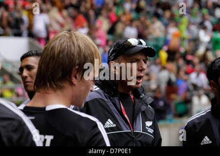 Londres, Royaume-Uni. 11 mai 2013. L'entraîneur néo-zélandais Gordon Tietjens après le match contre la Nouvelle-Zélande au cours de l'hôtel Marriott London Sevens au stade de Twickenham. Credit : Elsie Kibue / Alamy Live News Banque D'Images