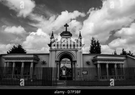 Entrée principale du cimetière central, Bogota - Colombie Banque D'Images