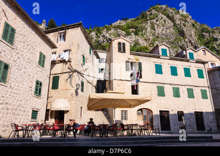 La vieille ville de Kotor. UNESCO-Heriage Site, golfe de Kotor, Monténégro, Crna Gora, Balkans, Europe. Banque D'Images