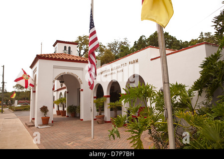 L'Alligator Farm Zoological Park est vu à Saint Augustine, Floride Banque D'Images