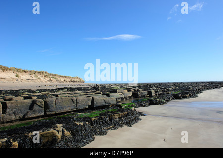 Druridge Bay Banque D'Images