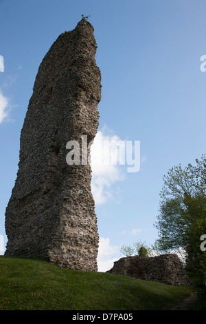 Ruine historique de Bramber Castle West Sussex UK Banque D'Images