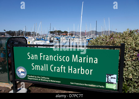 Marina de San Francisco, San Francisco, Californie, USA. Banque D'Images