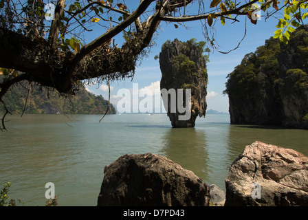 L'île de James Bond, Khao Khao Phing Kan, Ta-Pu Banque D'Images