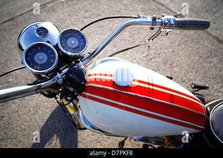 1966 Triumph BONNEVILLE T120R. Banque D'Images