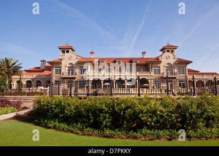 À Sawgrass PTC clubhouse est représenté à Ponte Vedra Beach, Floride Banque D'Images