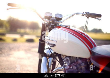 1966 Triumph BONNEVILLE T120R. Banque D'Images