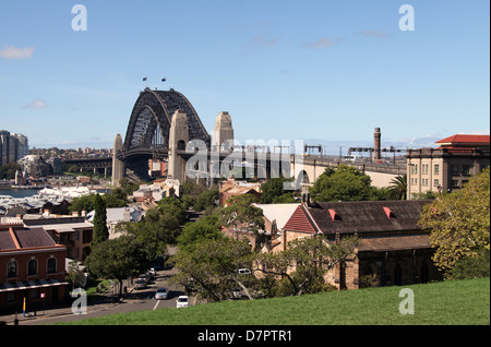 Observatoire de Sydney Harbour Bridge Hill Park Banque D'Images