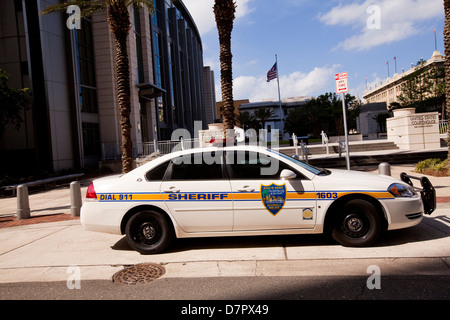 Une voiture de police de Jacksonville est vu à Jacksonville, Floride Banque D'Images