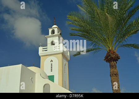 Mosquée de Al peut, Djerba, Tunisie Banque D'Images