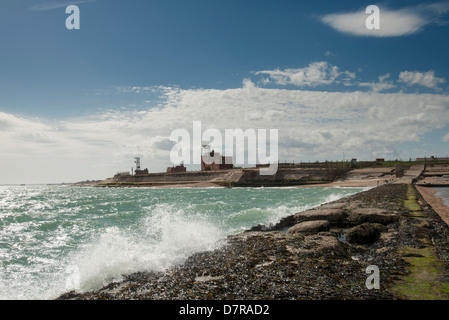 Station de radar MOD Point Eastney Portsmouth Banque D'Images