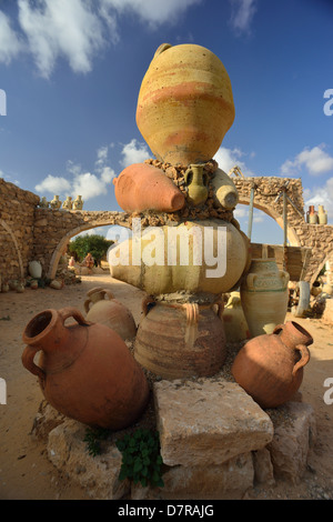 Al Guellala, Djerba, célèbre pour sa poterie Banque D'Images