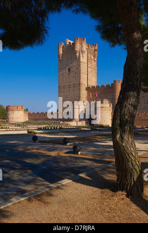 Château De La Mota (15e siècle), Medina del Campo. La province de Valladolid, Castille-Leon, Espagne. Banque D'Images