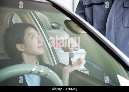 Remise de clés mécaniques Banque D'Images