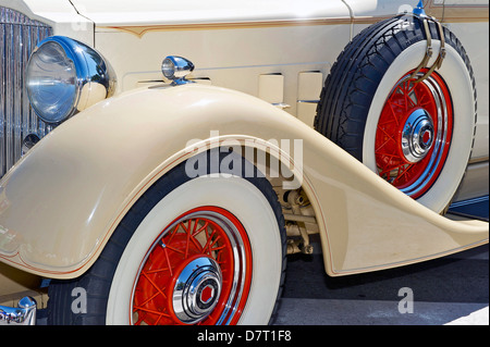 Close Up image of a Classic Car Banque D'Images