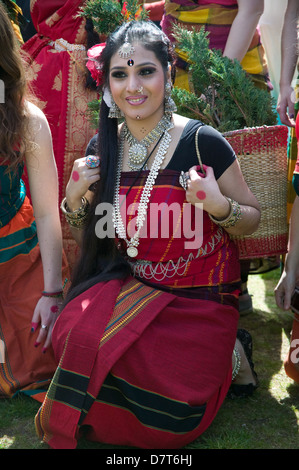 Traditionnel indien Bengali Baishakhi Mela Bow Victoria Park East London Banque D'Images