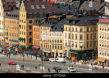 La vieille ville (Gamla Stan), Stockholm, Suède. Banque D'Images