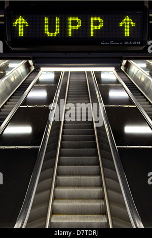 Les stations de métro de Stockholm. (Suédois : Stockholm tunnelbana.) La Suède. Banque D'Images