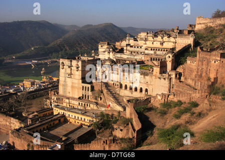 Le Palais de Bundi, Rajasthan, Inde Banque D'Images