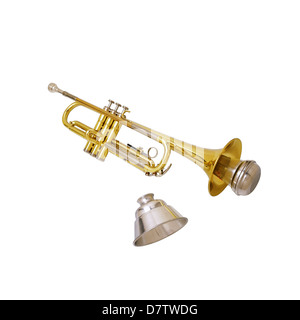 Instrument de musique trombone Banque D'Images