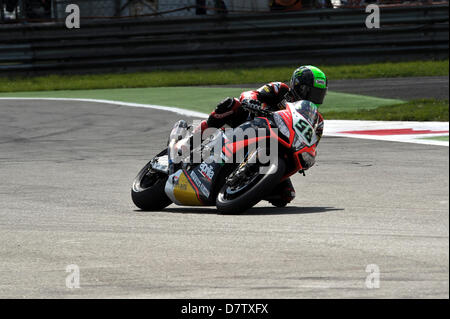 Monza, Italie. 12 mai 2013. Eugene Laverty au cours du Championnat du Monde Superbike de Monza. Banque D'Images